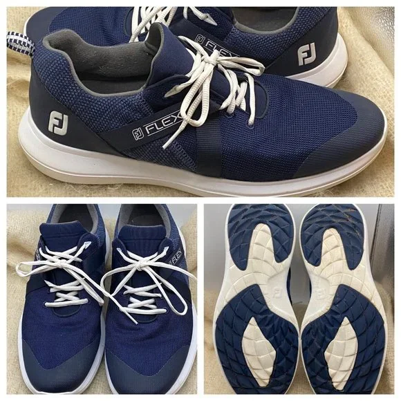 FootJoy | Shoes | Footjoy Fj Flex Men Size 15 M Navy Blue  display picture 2
